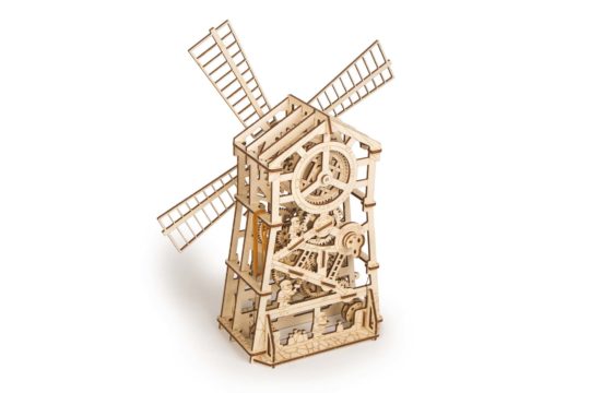 Деревянный конструктор Механическая ветряная мельница