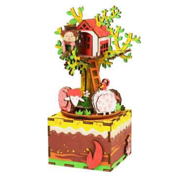 Музыкальная шкатулка Домик на дереве