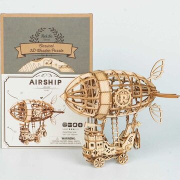 3D koka puzle Mazais gaisa kuģis