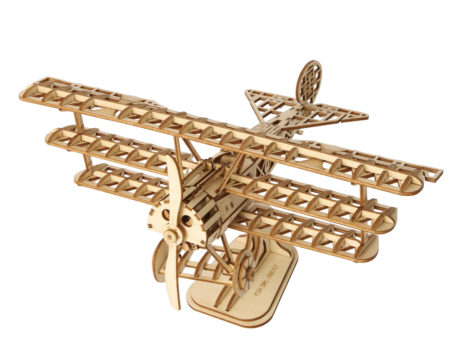 3D koka puzle Lidmašīna
